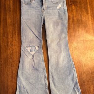 Abercrombie Kids Light Blue Flare Jeans